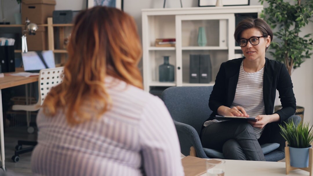 professional interviewer asking questions
