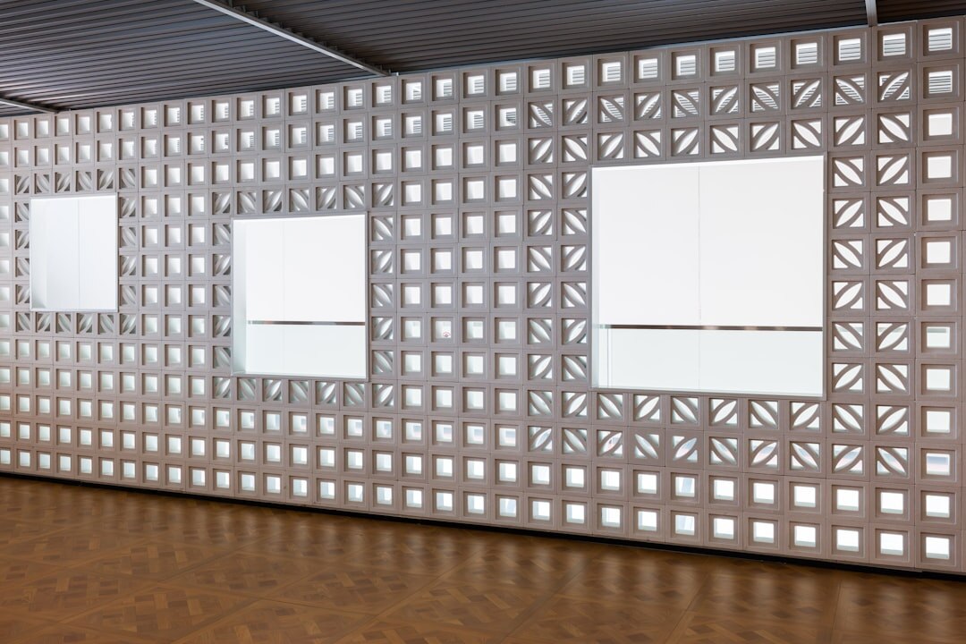foam panels on wall