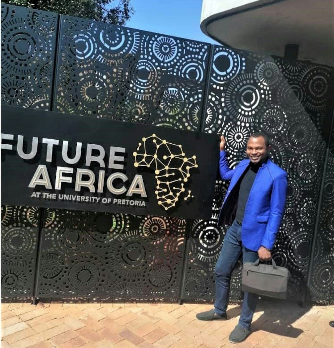 Portrait of a South African man audio producer