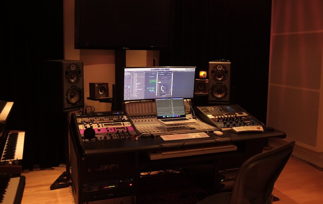 recording studio setup
