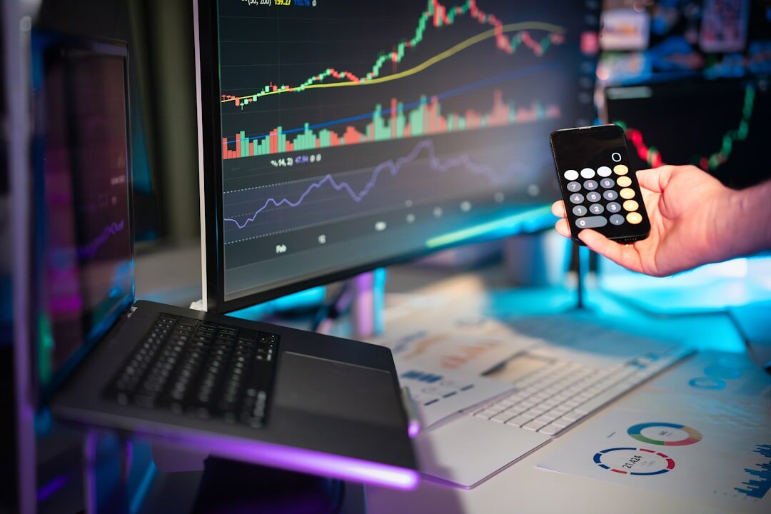 person reviewing analytics on screen